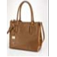 Ralph Lauren Newbury Double Zip Shopper Handbag (Tan)